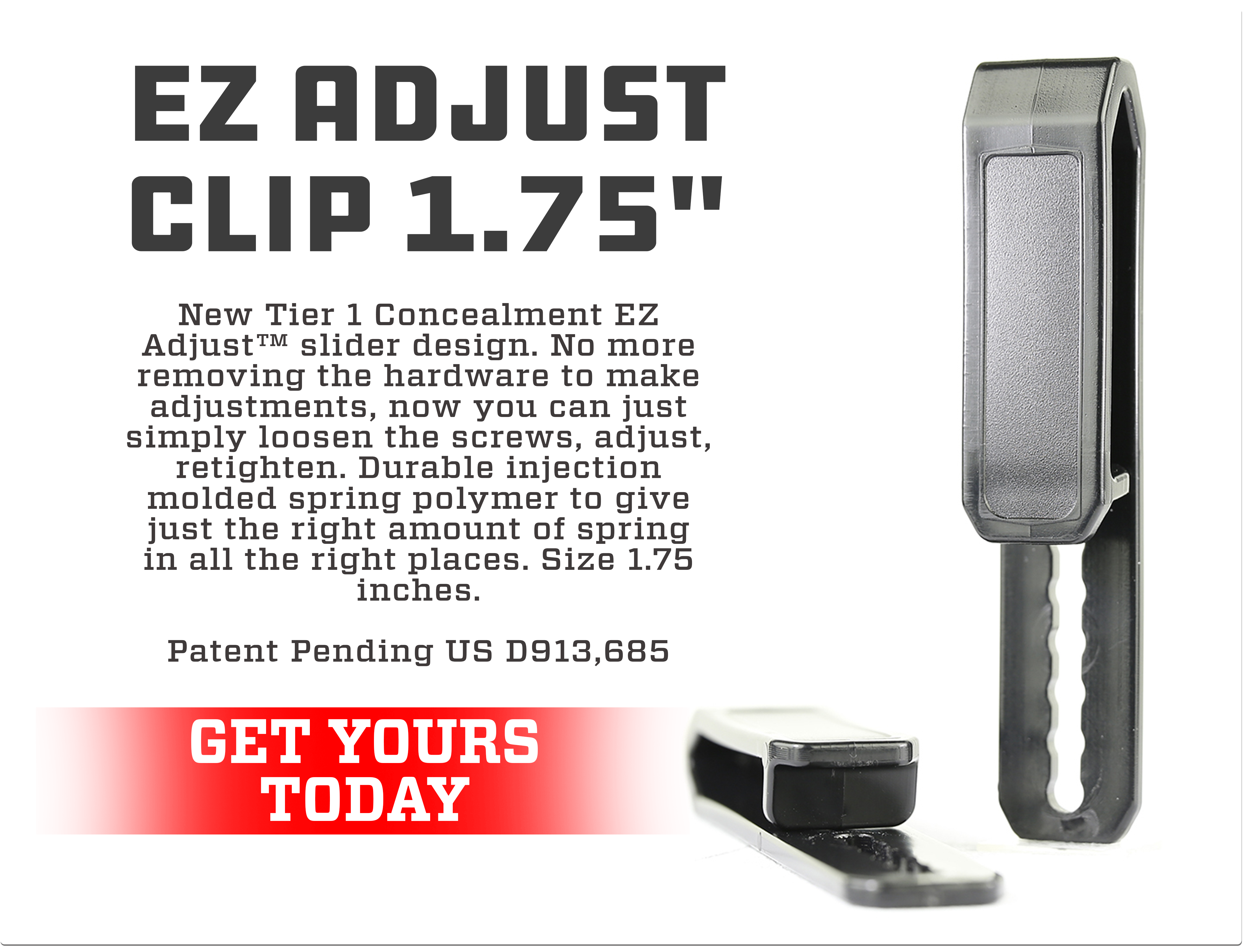 EZ Adjust X-Clips